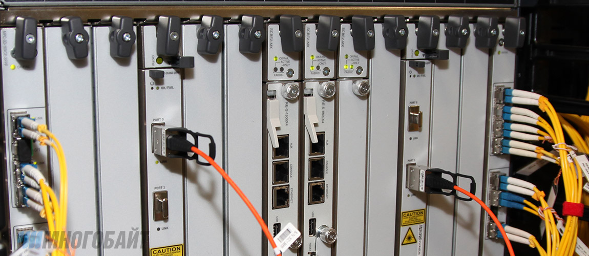 Подключение на скоростях до 40Гбит/сек